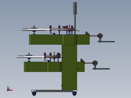 卧式双层收料架前视缩略图