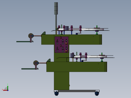 卧式双层收料架后视缩略图