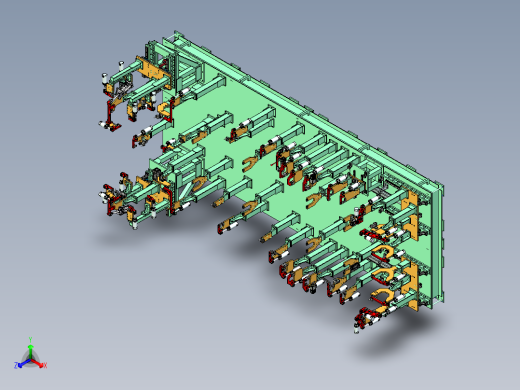 汽车行业（日系）校车（关键部位）车架焊装治具