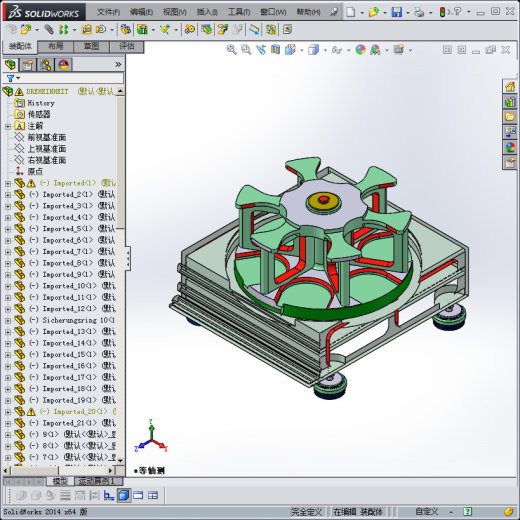 槽轮机构 3D模缩略图