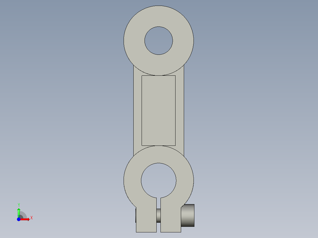 擺動式張力器SWT-3D多系列多零件图纸模型前视图