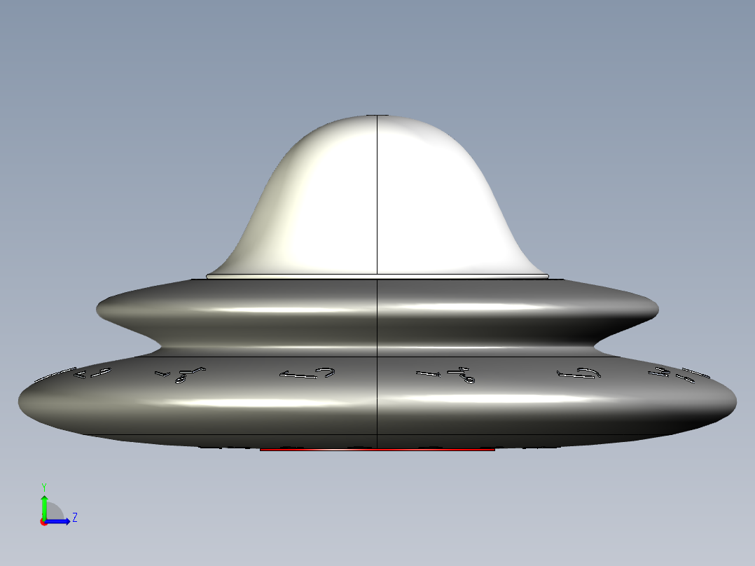外星飞船17左视图