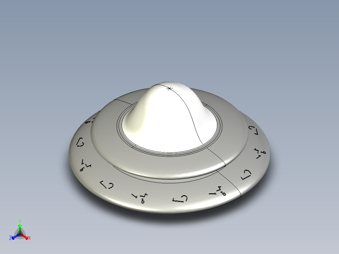 外星飞船17正等轴测图