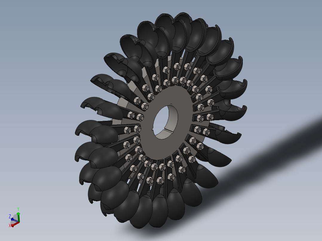 冲击式水轮机旋叶2