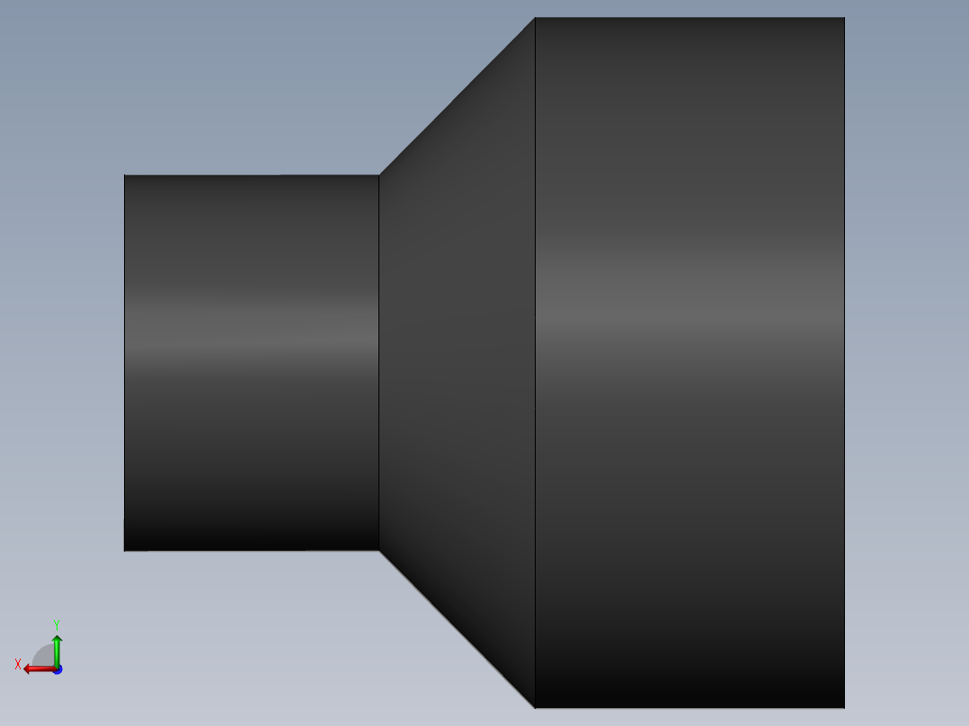 PVC管件-4X2 r-SOCKET左视图