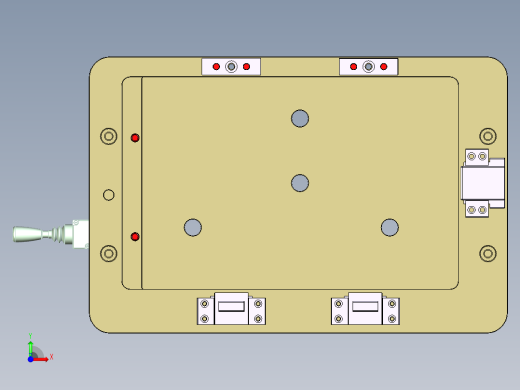 N500-T0P-笔记本CNC工装夹具三维模型CNC1前视缩略图