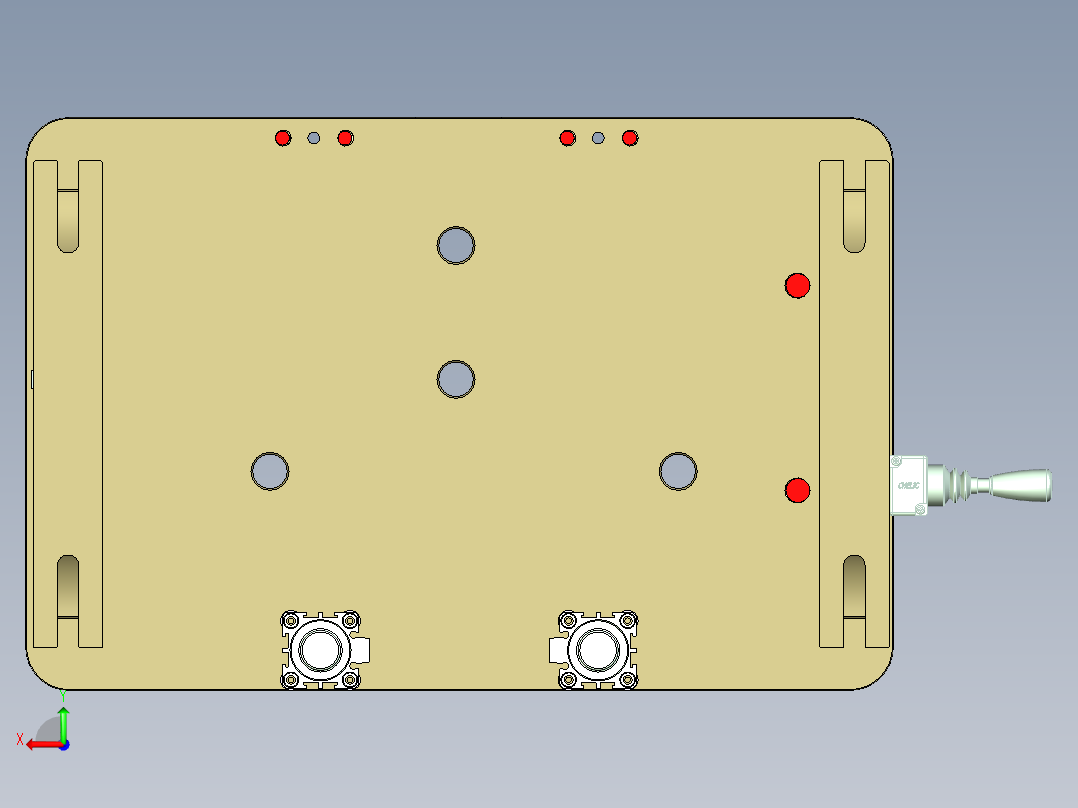 N500-T0P-笔记本CNC工装夹具三维模型CNC1后视图