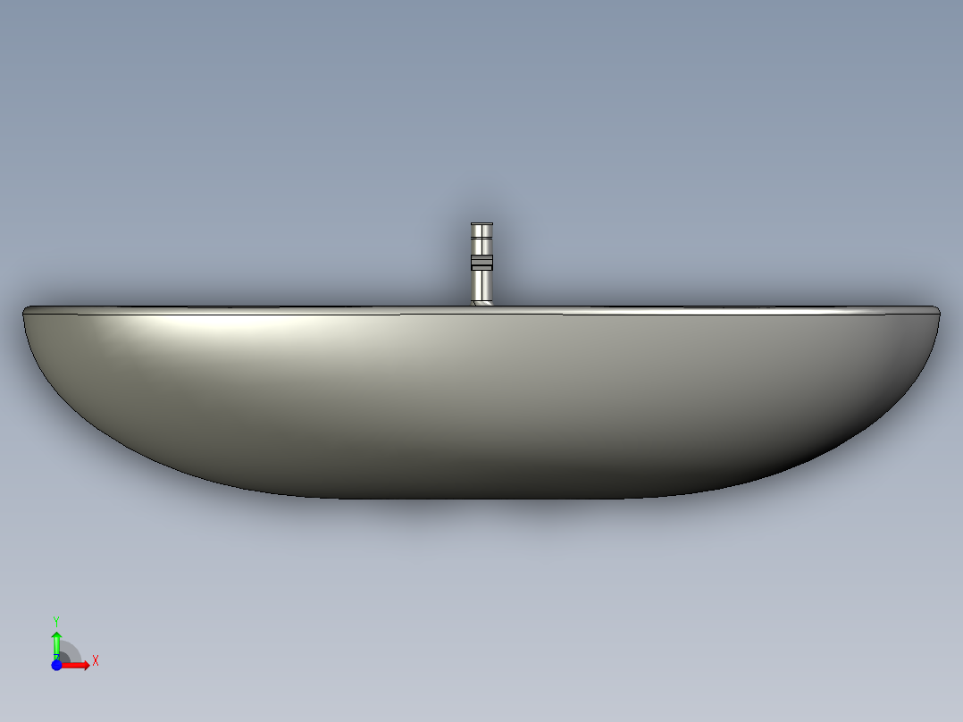 水槽、不锈钢水槽(163)前视图