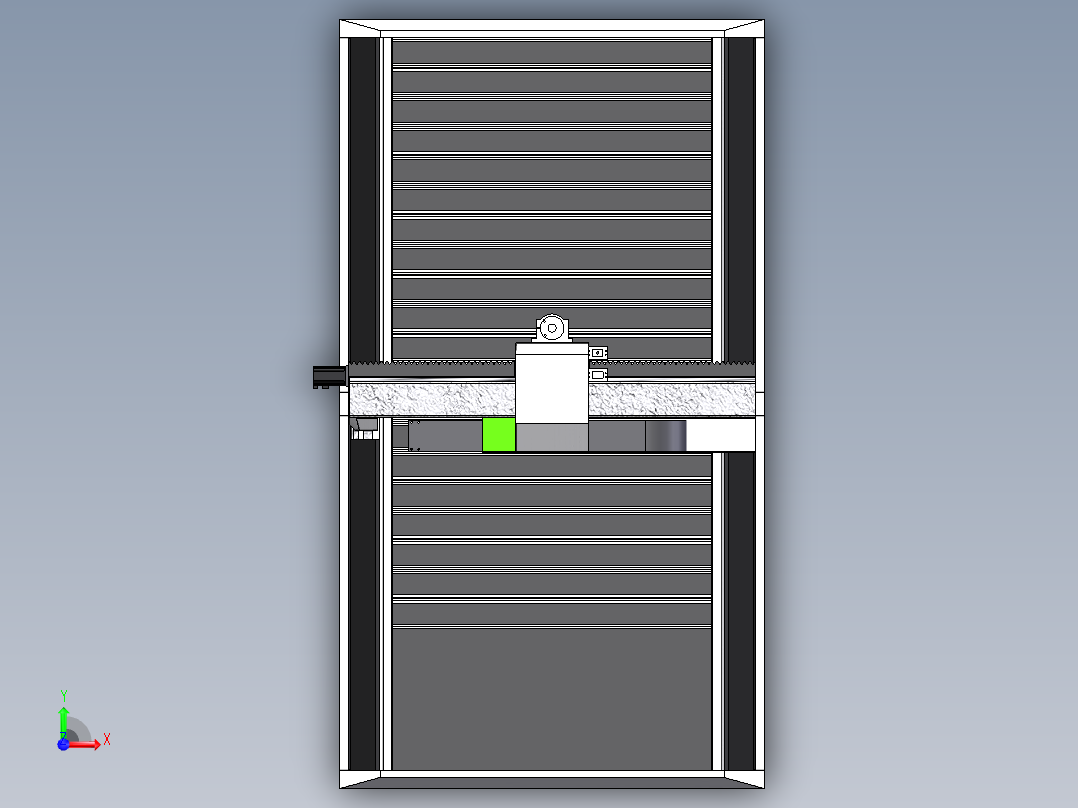 1325广告雕刻机sw18可编辑前视图