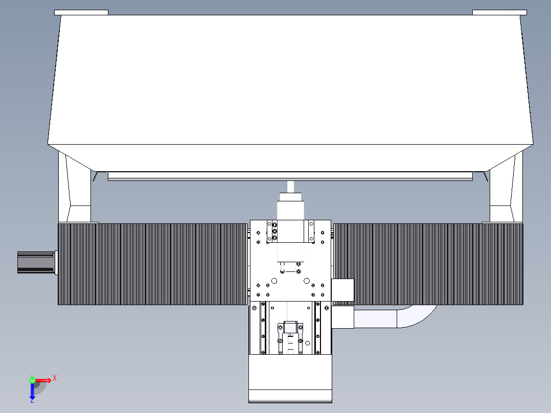 1325广告雕刻机sw18可编辑俯视图