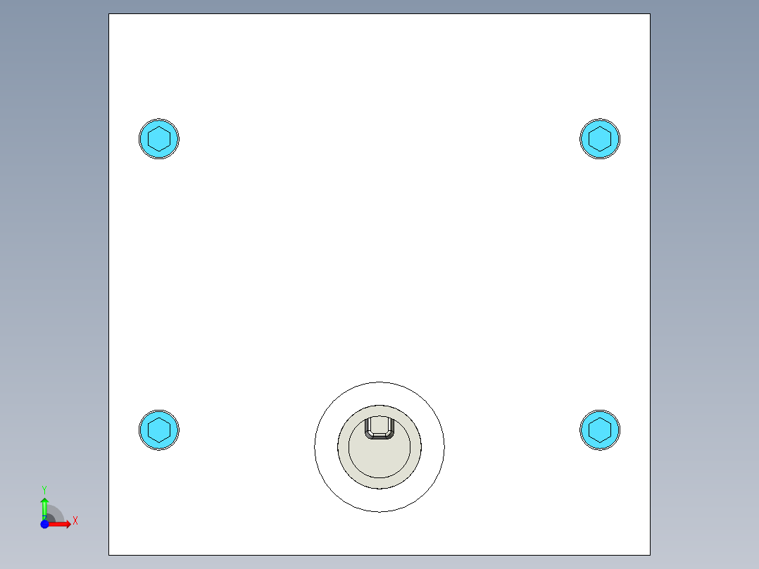 底座顶板压铸模设计含UG三维==1469595==300前视图