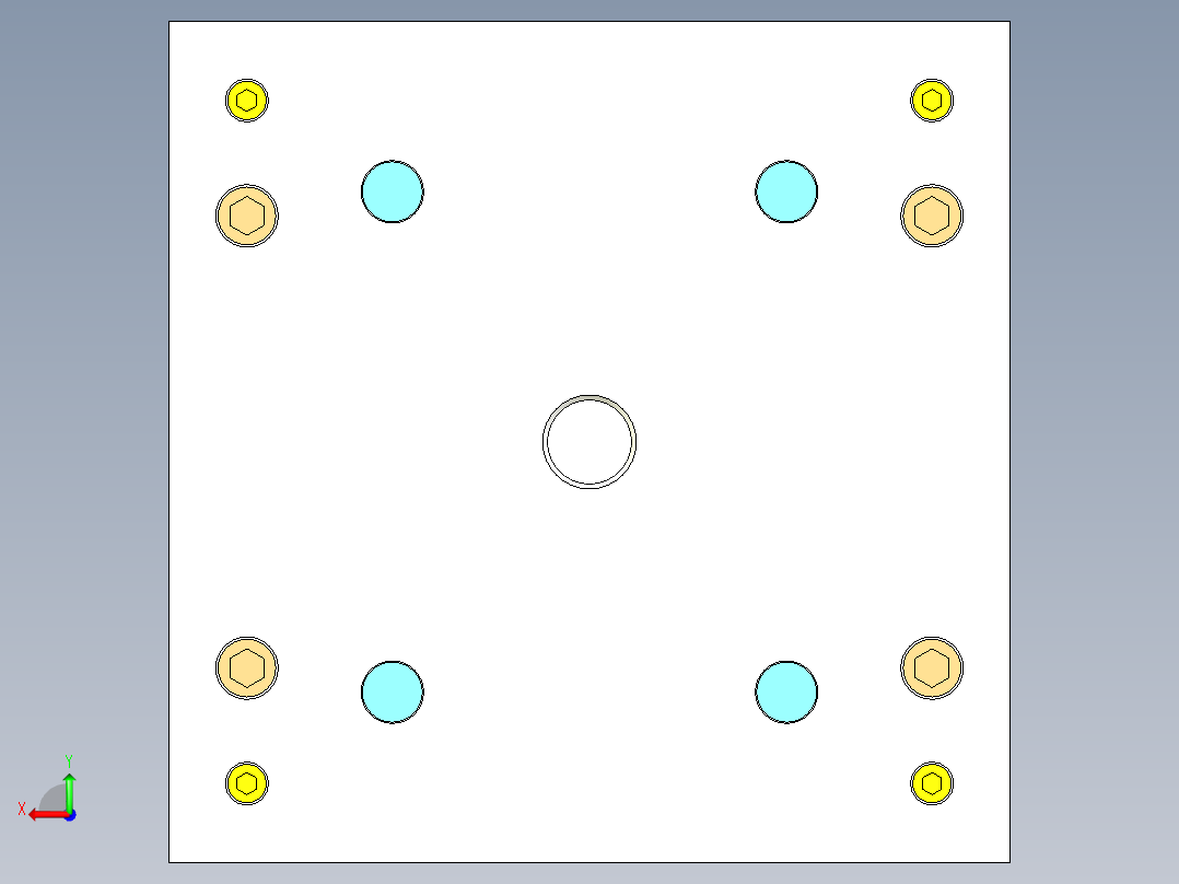 底座顶板压铸模设计含UG三维==1469595==300后视图
