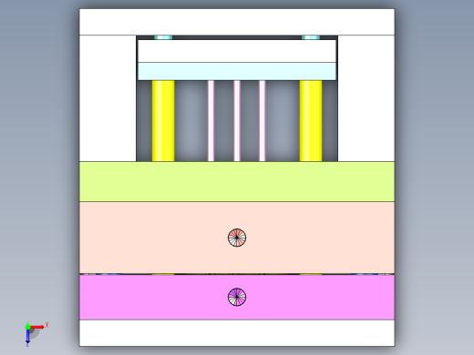 底座顶板压铸模设计含UG三维==1469595==300俯视缩略图