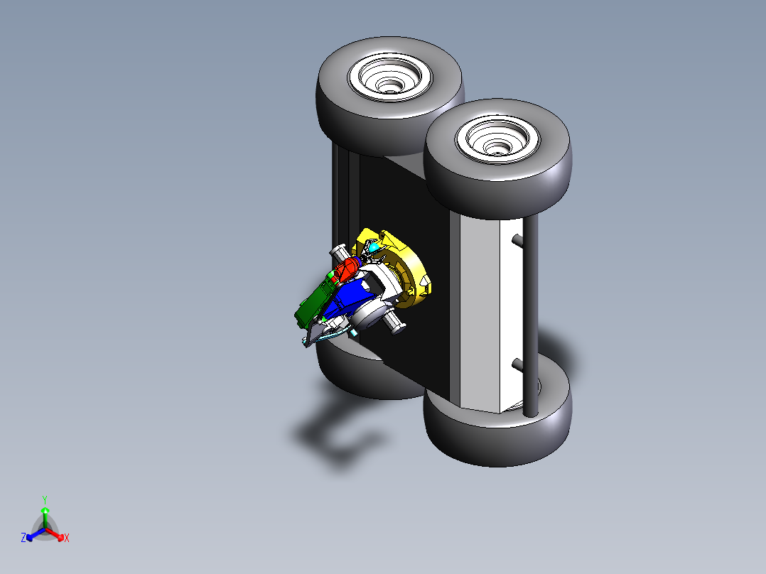 机械臂正等轴测图