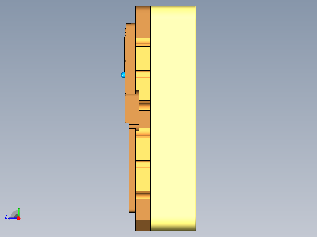 UX7602-C-笔记本CNC工装夹具三维模型CNC4-210721右视图