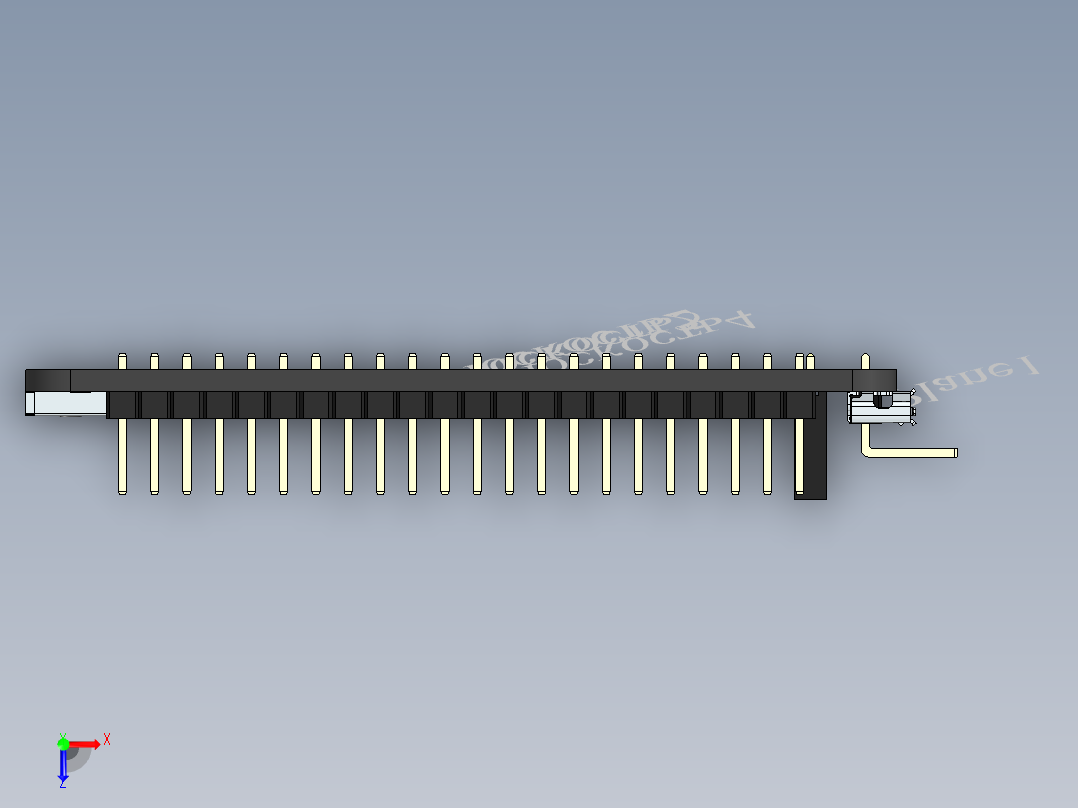 stm32板子PCB俯视图