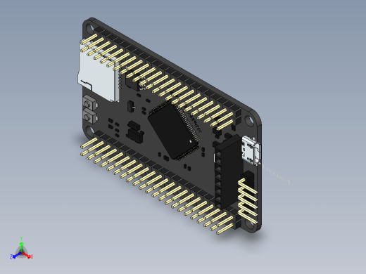 stm32板子PCB正等轴测缩略图