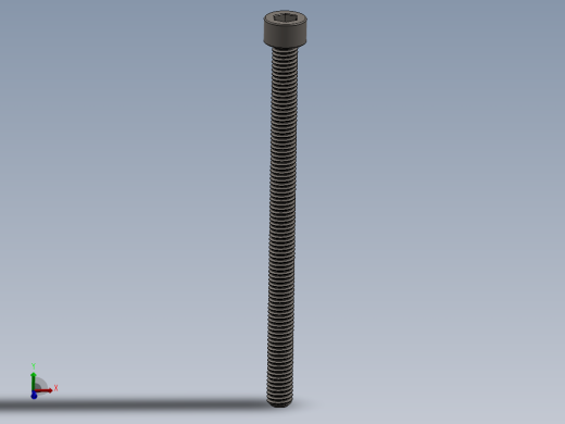 Screw_DIN_912_M6x90F_A2.SLDPRT公制内六角螺钉