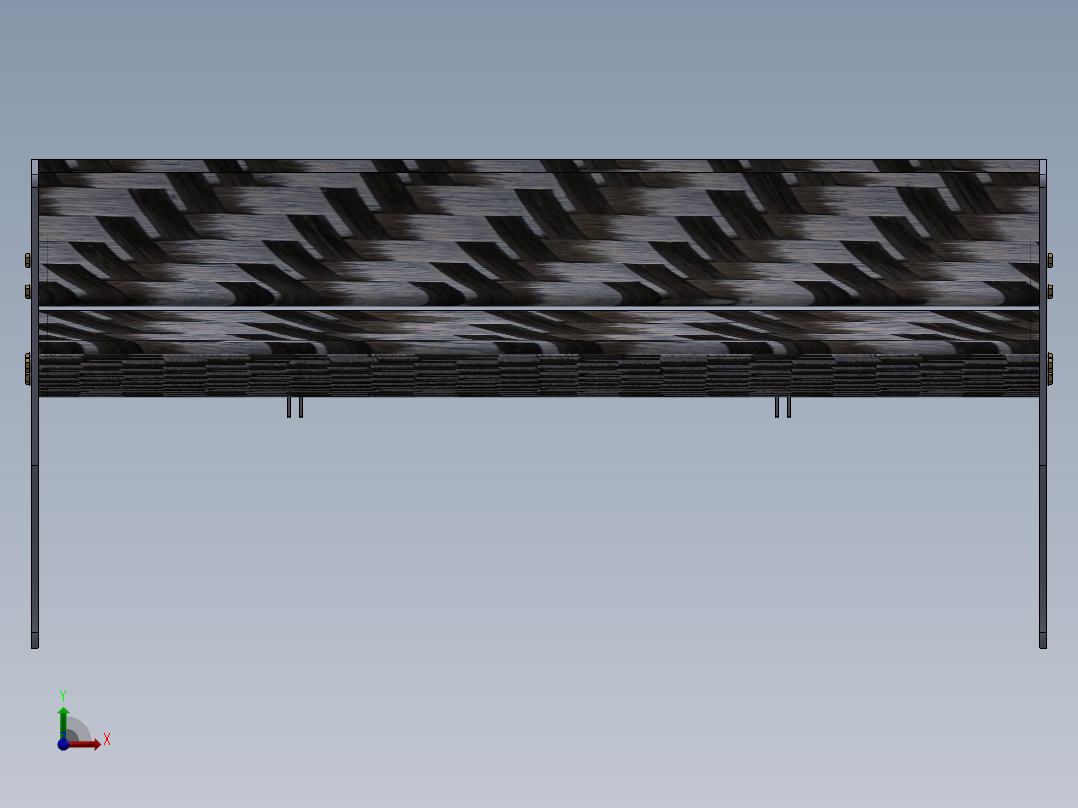 汽车尾翼(3)前视图