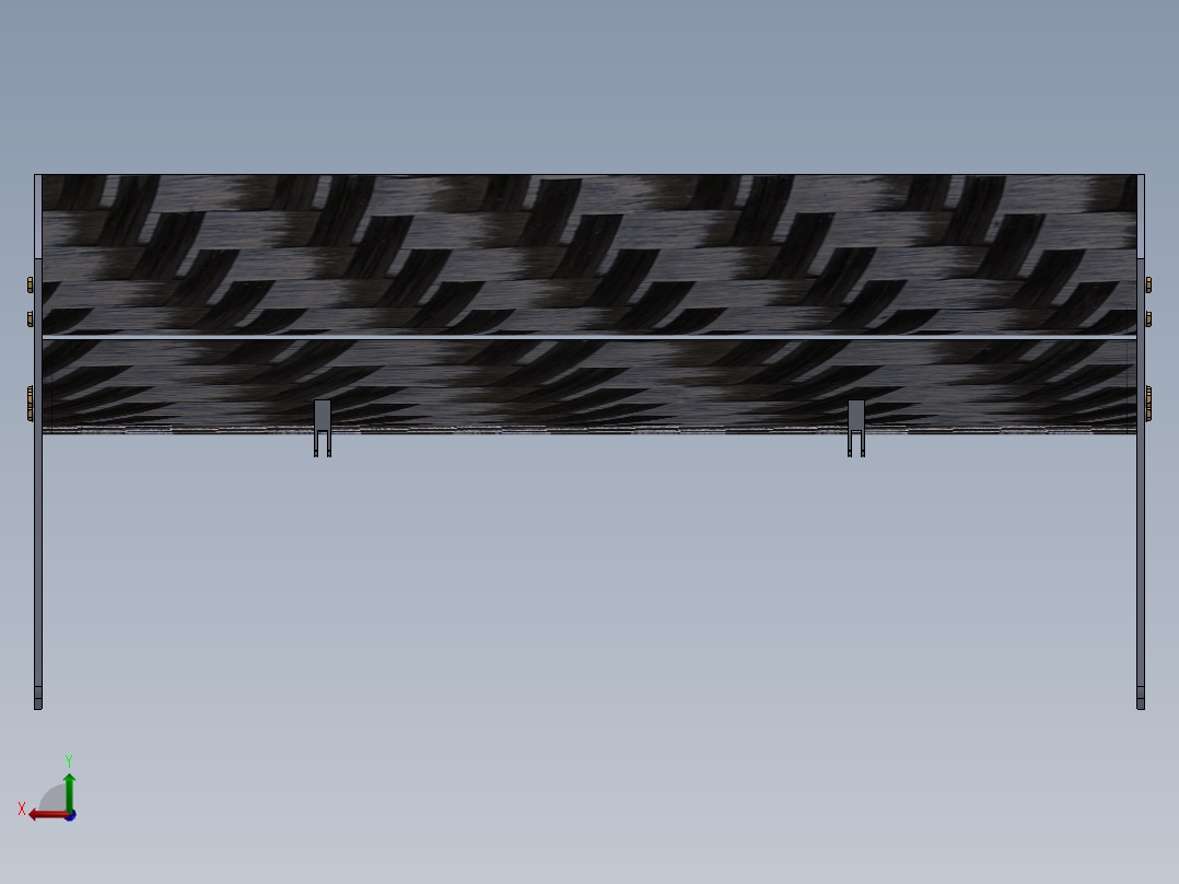 汽车尾翼(3)后视图