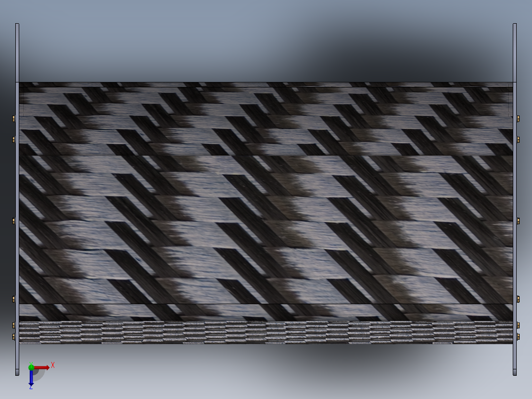 汽车尾翼(3)俯视图