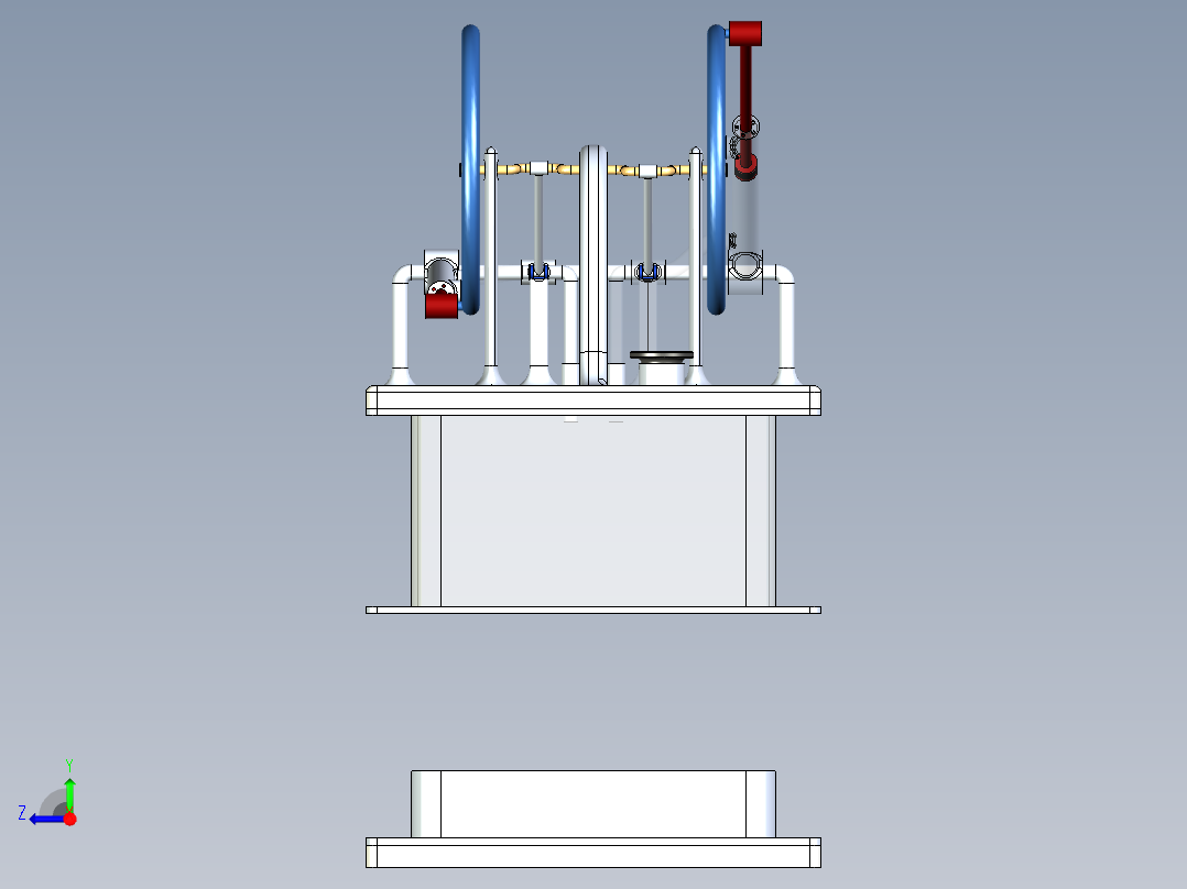 B3003425-蒸汽机右视图