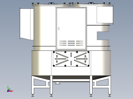 B3003467-湿式洗涤器 HFHR-4. 仅外壳前视缩略图