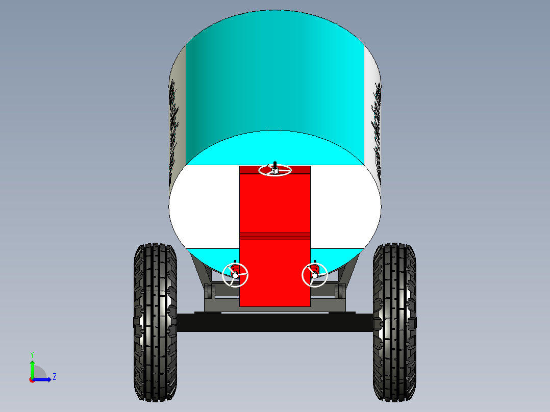 B2004036-垃圾收集车左视图