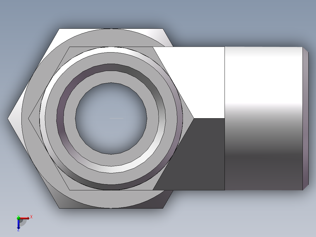 CC+CD 三通组合接头、CD-24俯视图