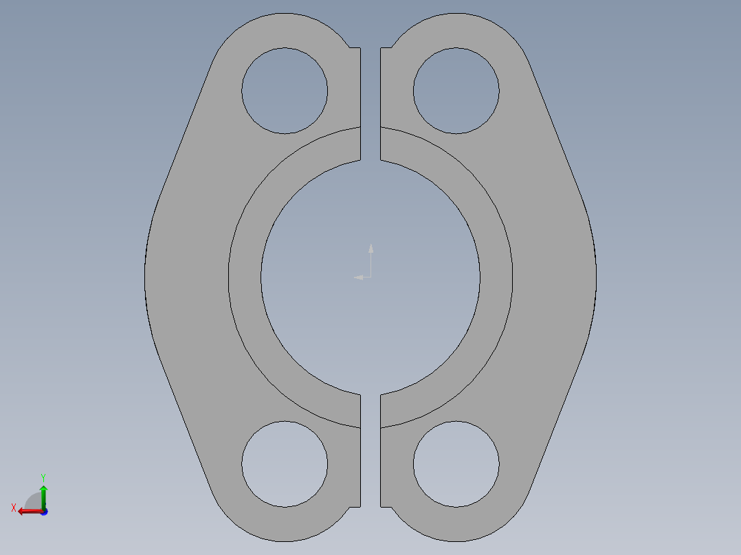 法兰接头、FL-08后视图