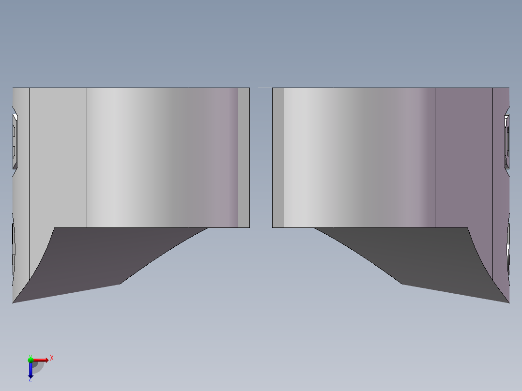 法兰接头、FL-08俯视图