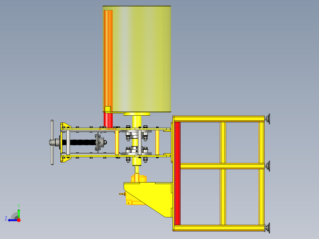 A0003350-管材弯曲机右视图