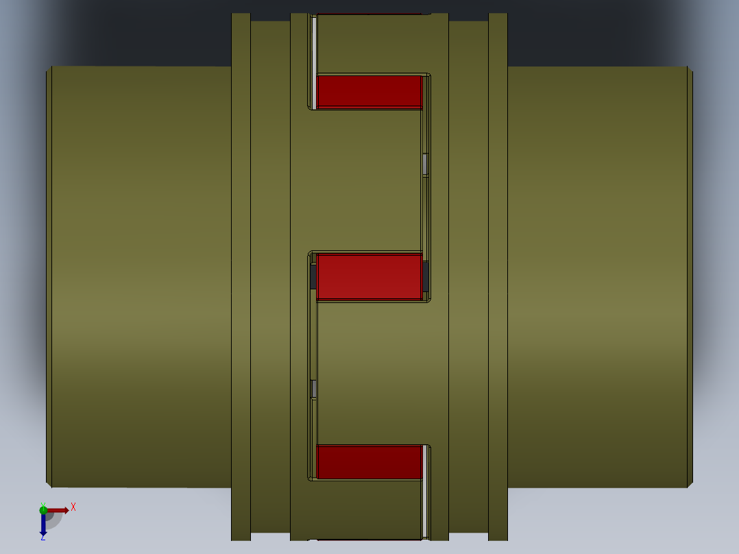 LYXL联轴器[LYXL10]俯视图