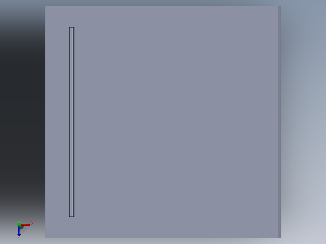 倾斜讲台slant-podium834-模型格式为 stp x_b俯视图