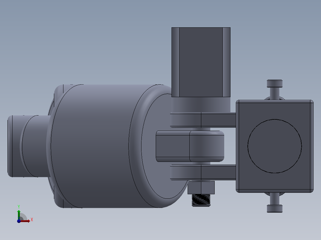 无人防御线前视图