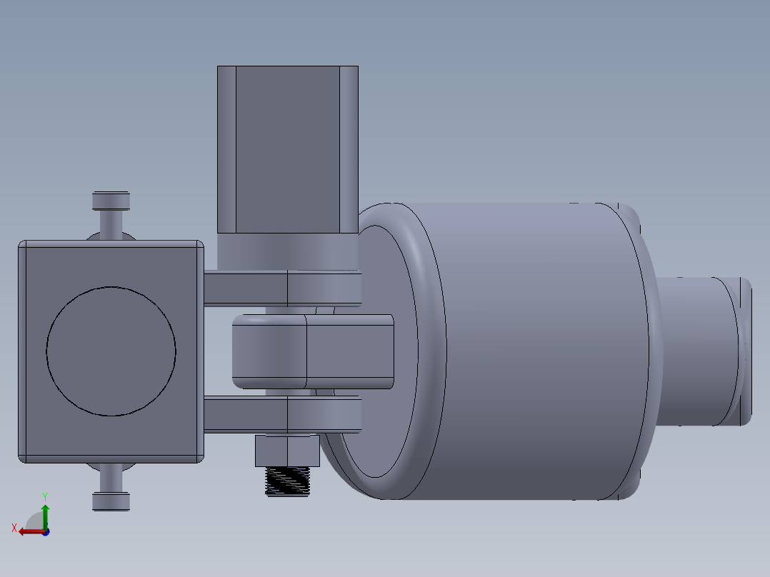 无人防御线后视图
