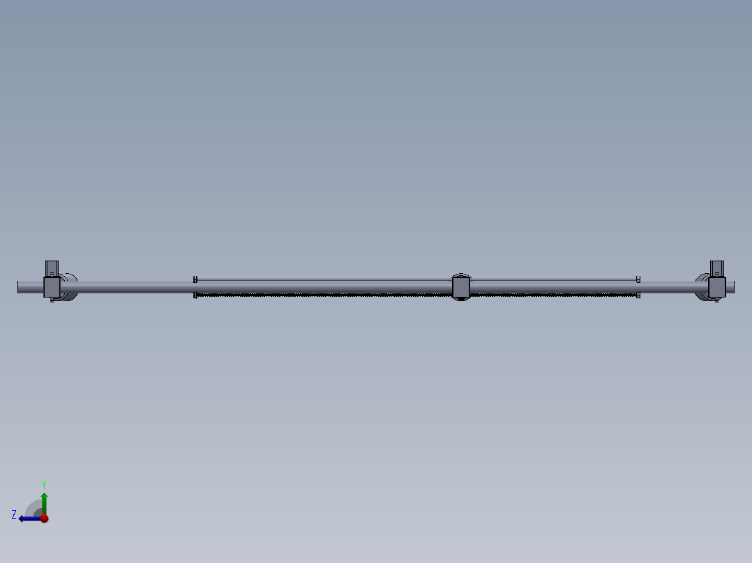 无人防御线右视图