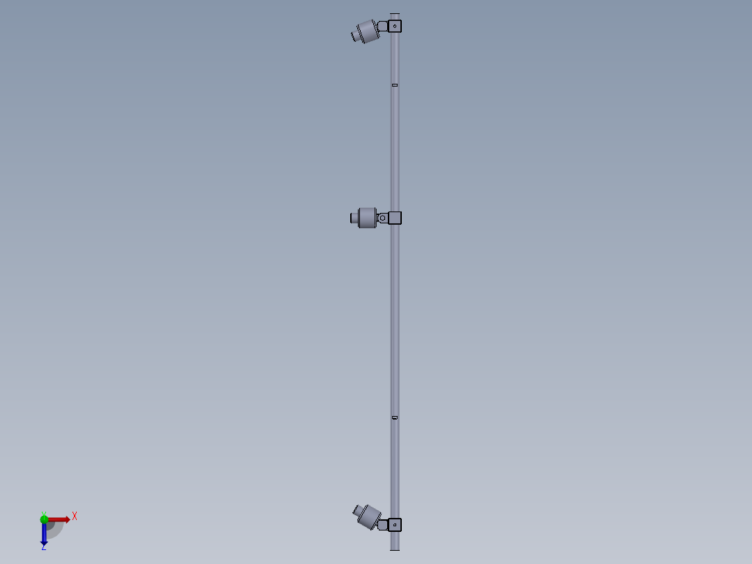 无人防御线俯视图