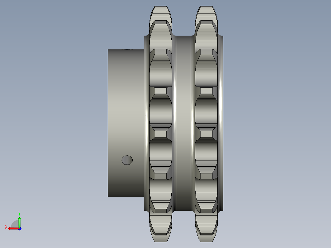 M210-116驱动轮后视图