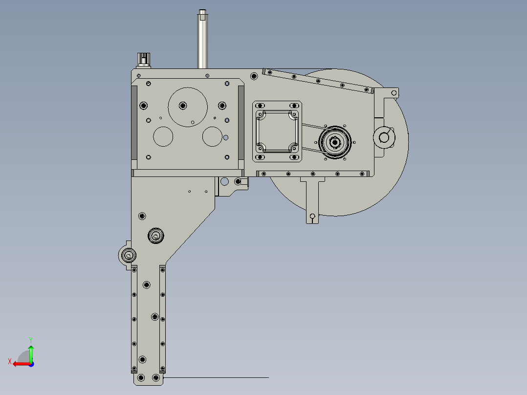 YSZ150B-02-01放膜组件后视图