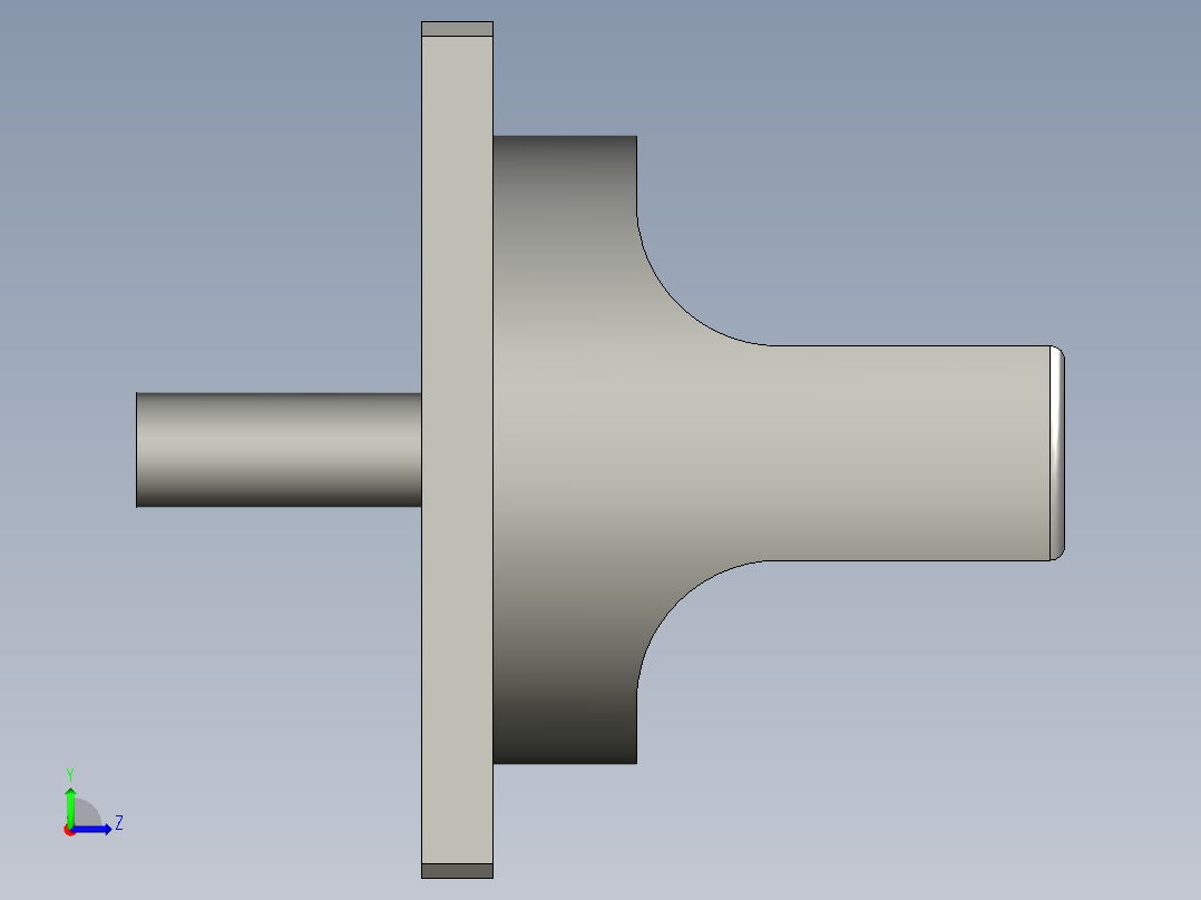 KCF1PZC主控开关操作手柄左视图
