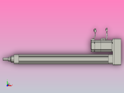 轻载电动缸TPA-ESR50-1610C-L500-MR-W-P40-C3前视缩略图