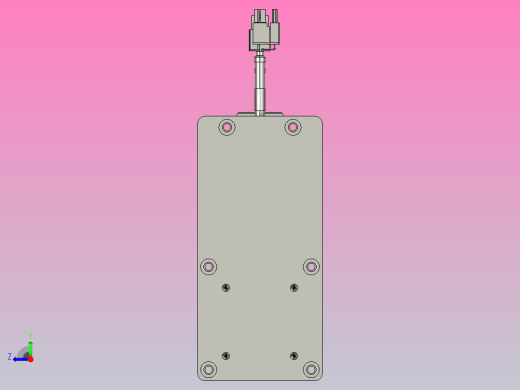 轻载电动缸TPA-ESR50-1610C-L500-MR-W-P40-C3右视缩略图