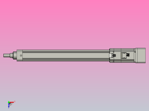 轻载电动缸TPA-ESR50-1610C-L500-MR-W-P40-C3俯视缩略图
