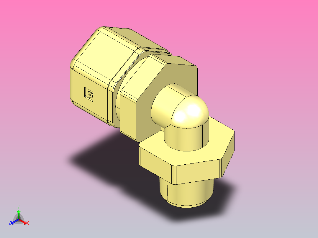 公弯头N8ME6主视图