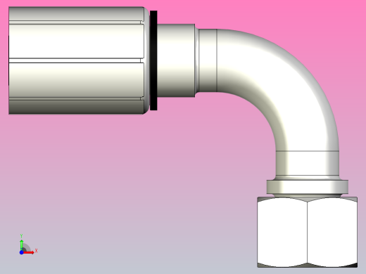 标准液压接头1CF46-12-8前视缩略图