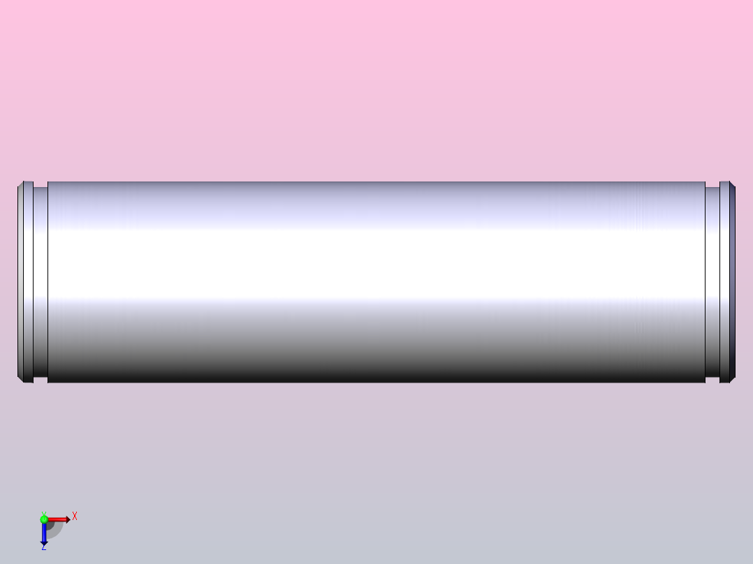 气缸附件IY-G08肘接头销子俯视图