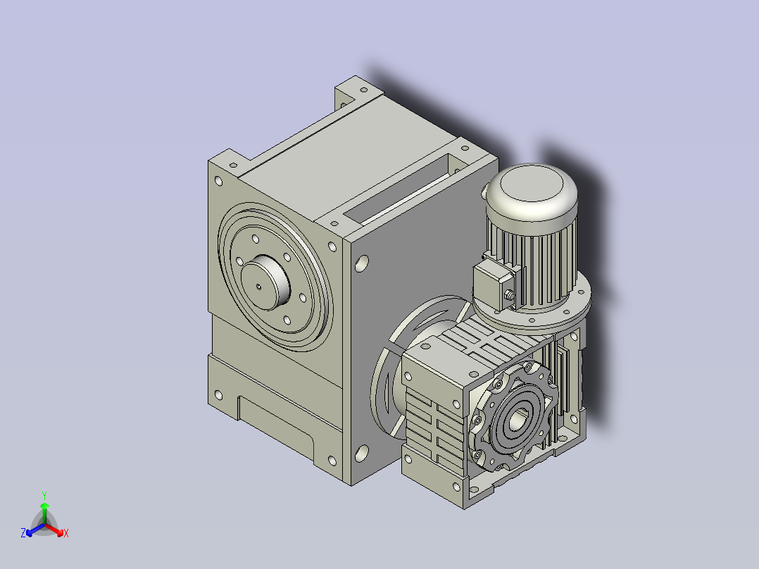 格图凸轮分割器 180DF-PACK-DJ-WF主视图