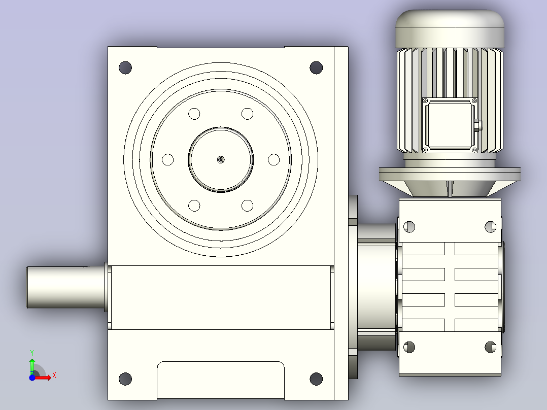 格图凸轮分割器 180DF-PACK-DJ-WF前视图