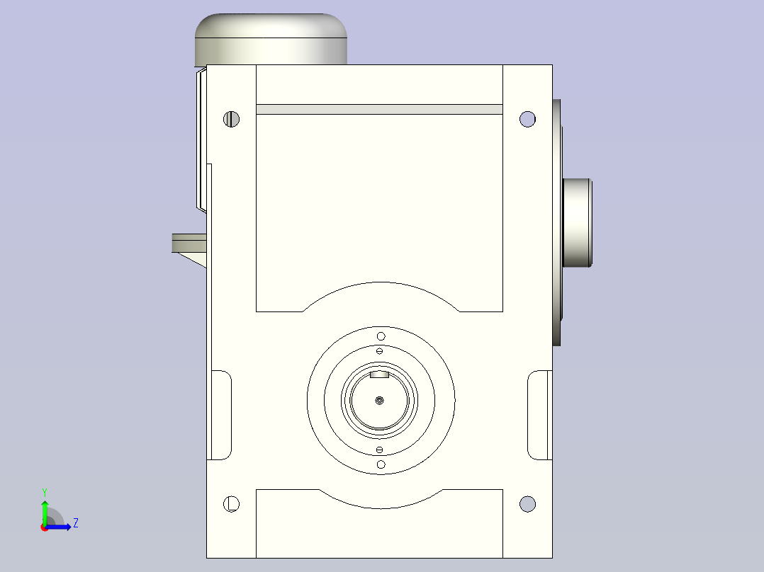 格图凸轮分割器 180DF-PACK-DJ-WF左视图